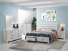 Coaster Brantford 6-Piece Eastern King Bedroom Set Coastal White with 48-Inch Headboard