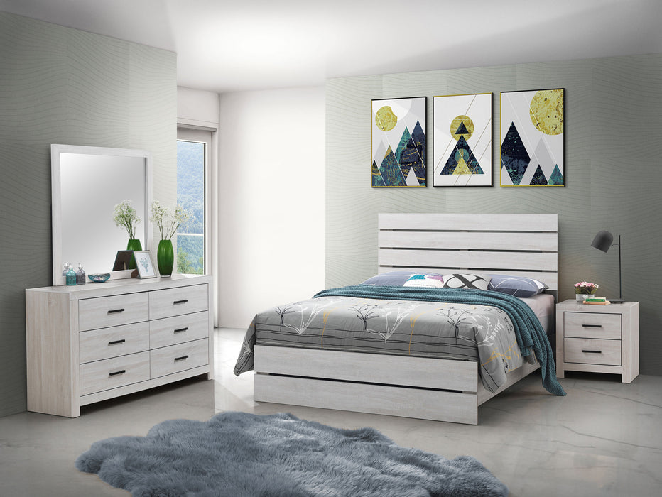 Brantford 5-piece Eastern King Bedroom Set Coastal White