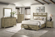 Coaster Hazlewood 3-Piece Queen Panel Bedroom Set Vineyard Oak