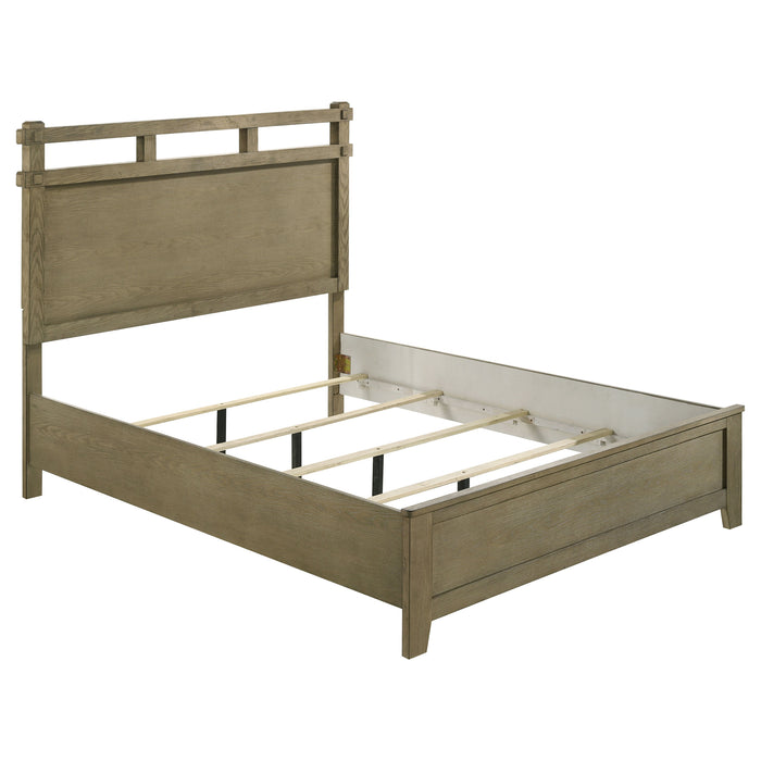 Cama de panel Hazlewood de 61" - roble viñedo