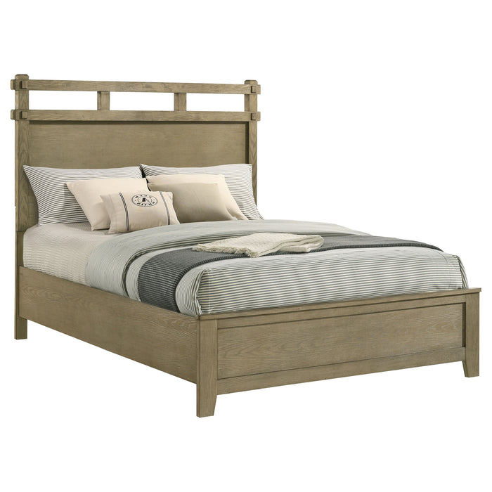 Cama de panel Hazlewood de 61" - roble viñedo