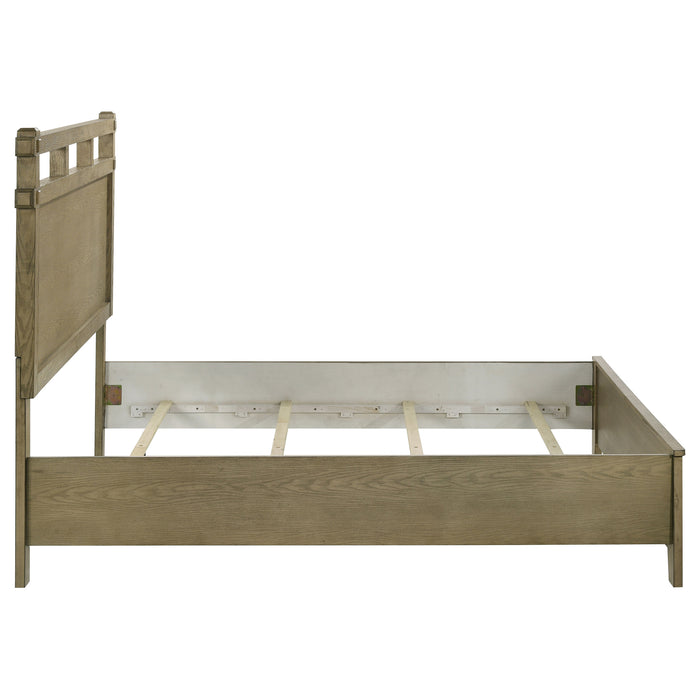 Cama de panel Hazlewood de 61" - roble viñedo