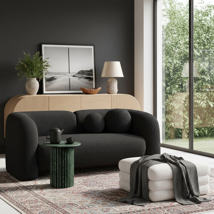 Emory 66" Boucle Fabric Upholstered Loveseat