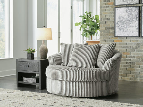 Lindyn Oversized Swivel Accent Chair