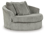 Sillón giratorio Lindyn de gran tamaño
