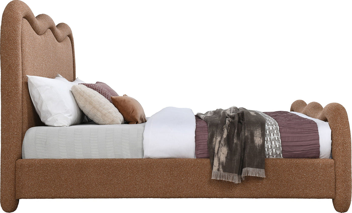 Cama tapizada de chenilla Gavin