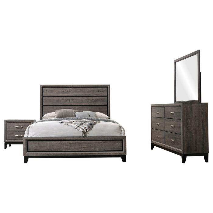 Watson Five-piece California King Bedroom Set Grey Oak
