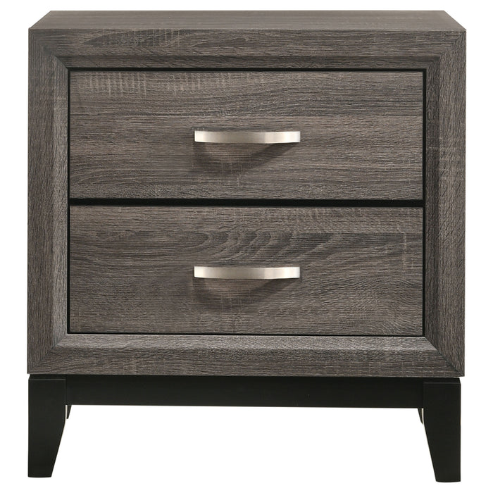 Watson Five-piece Twin Bedroom Set Grey Oak