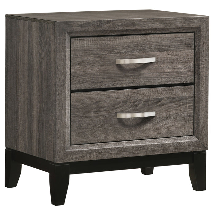 Watson Five-piece Twin Bedroom Set Grey Oak