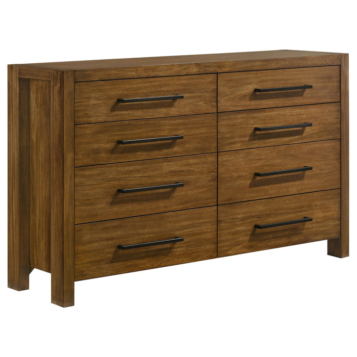 Adderley 5-piece Queen Bedroom Set Warm Brown