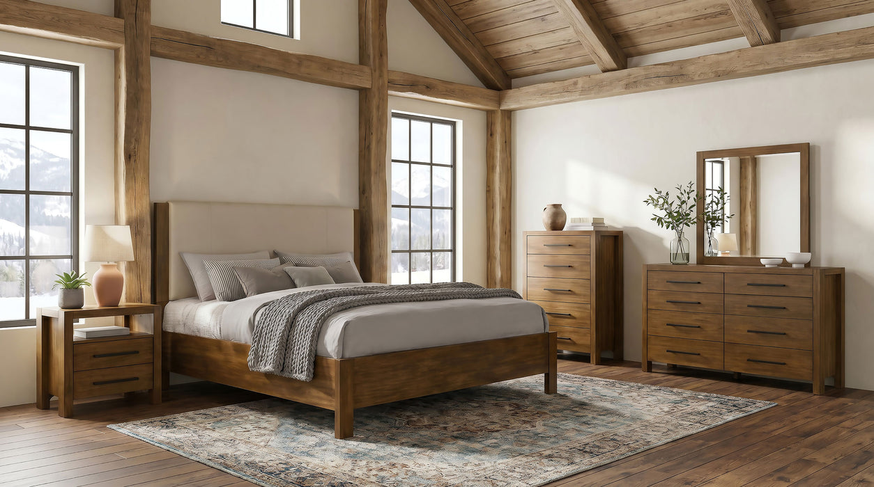 Adderley 8-drawer Bedroom Dresser Cabinet Warm Brown