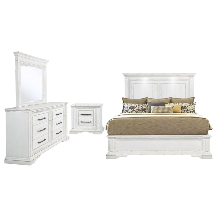 McKinney 5-piece Eastern King Bedroom Set Vintage White