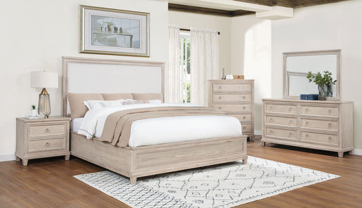 Coaster Pembroke 6-Piece California King Bedroom Set Washed Oak