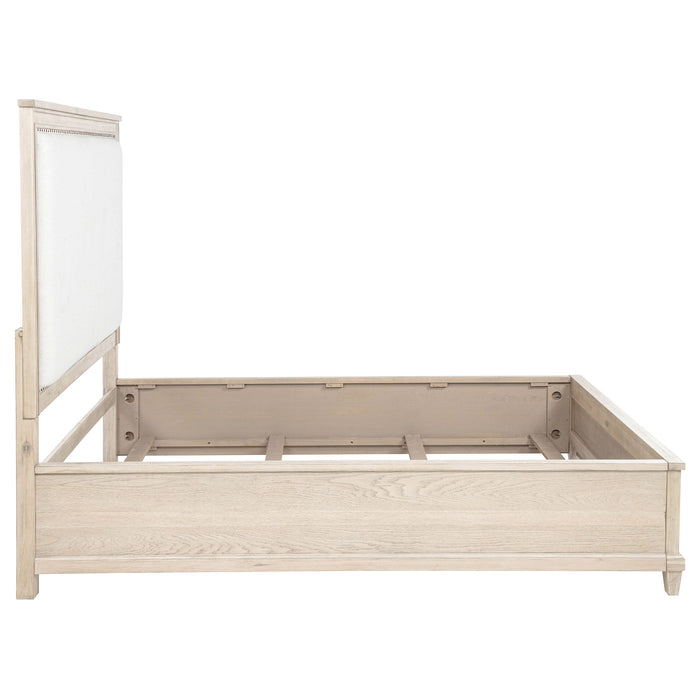 Cama de panel Pembroke de 66" - roble lavado