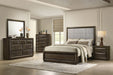 Coaster Atlas 6-Piece Eastern King Bedroom Set Dark Oak