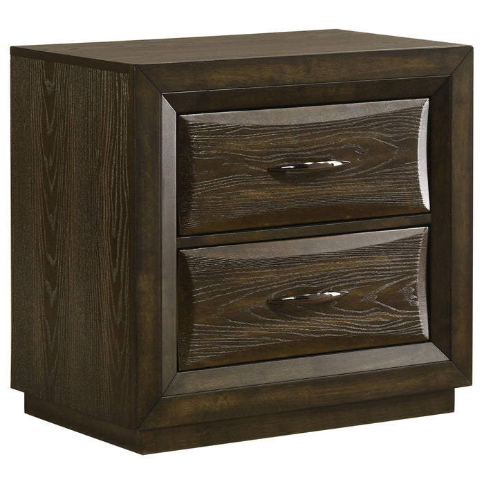 Atlas 5-piece Eastern King Bedroom Set Dark Oak