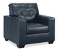 Santorine Ottoman - Blue