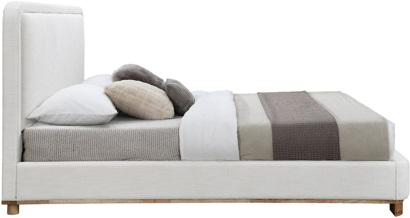 Nolita Linen Textured Fabric Upholstered Bed