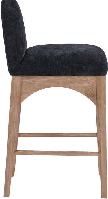 Waldorf Chenille Fabric Upholstered Counter Stool