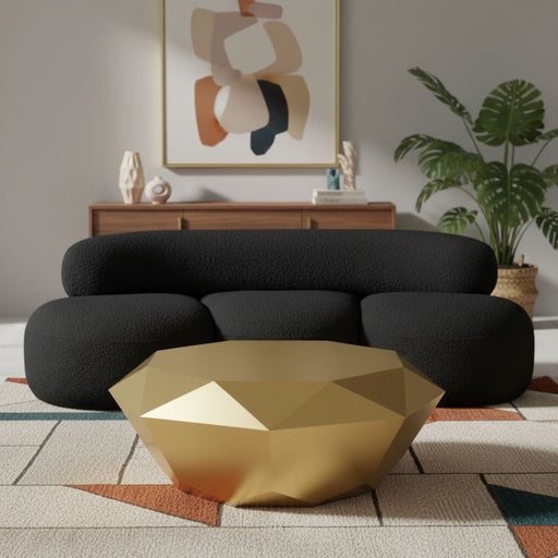 Venti 88.5" Boucle Fabric Upholstered Sofa