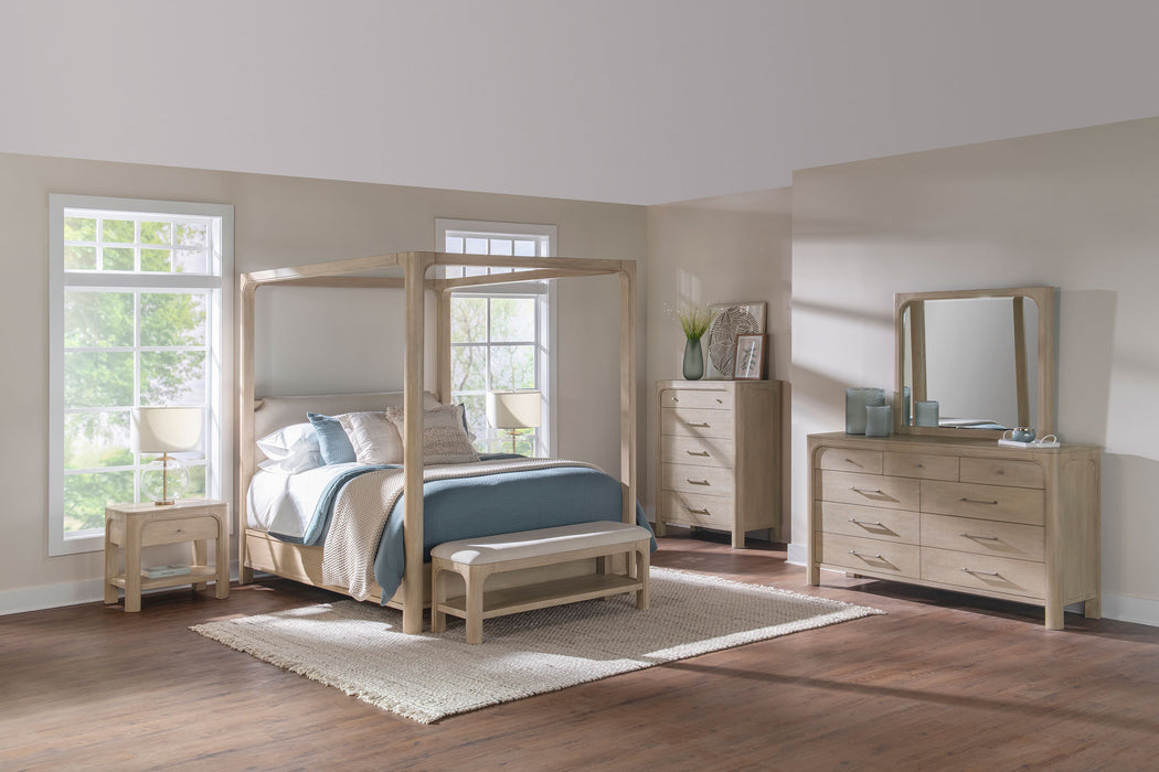 Coaster Solano 6-Piece Queen Bedroom Set Weathered Mango with 85-Inch Headboard