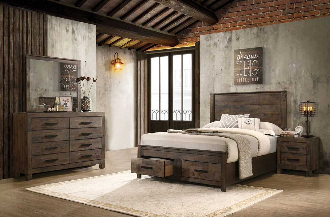 Woodmont 5-piece California King Bedroom Set Golden Brown