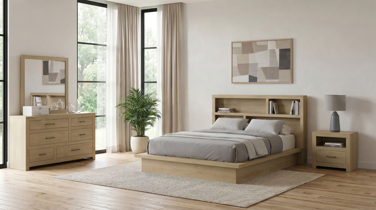 Hendricks 5-piece Queen Bedroom Set Light Oak