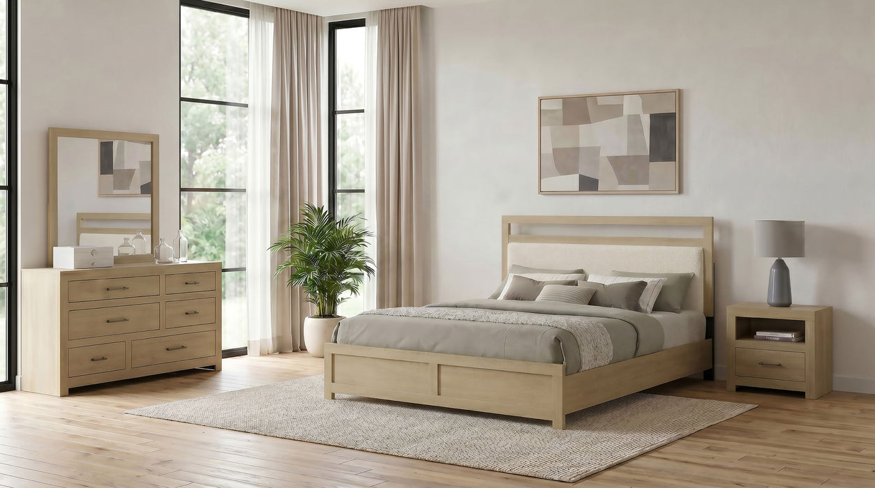 Hendricks 5-piece Queen Bedroom Set Light Oak