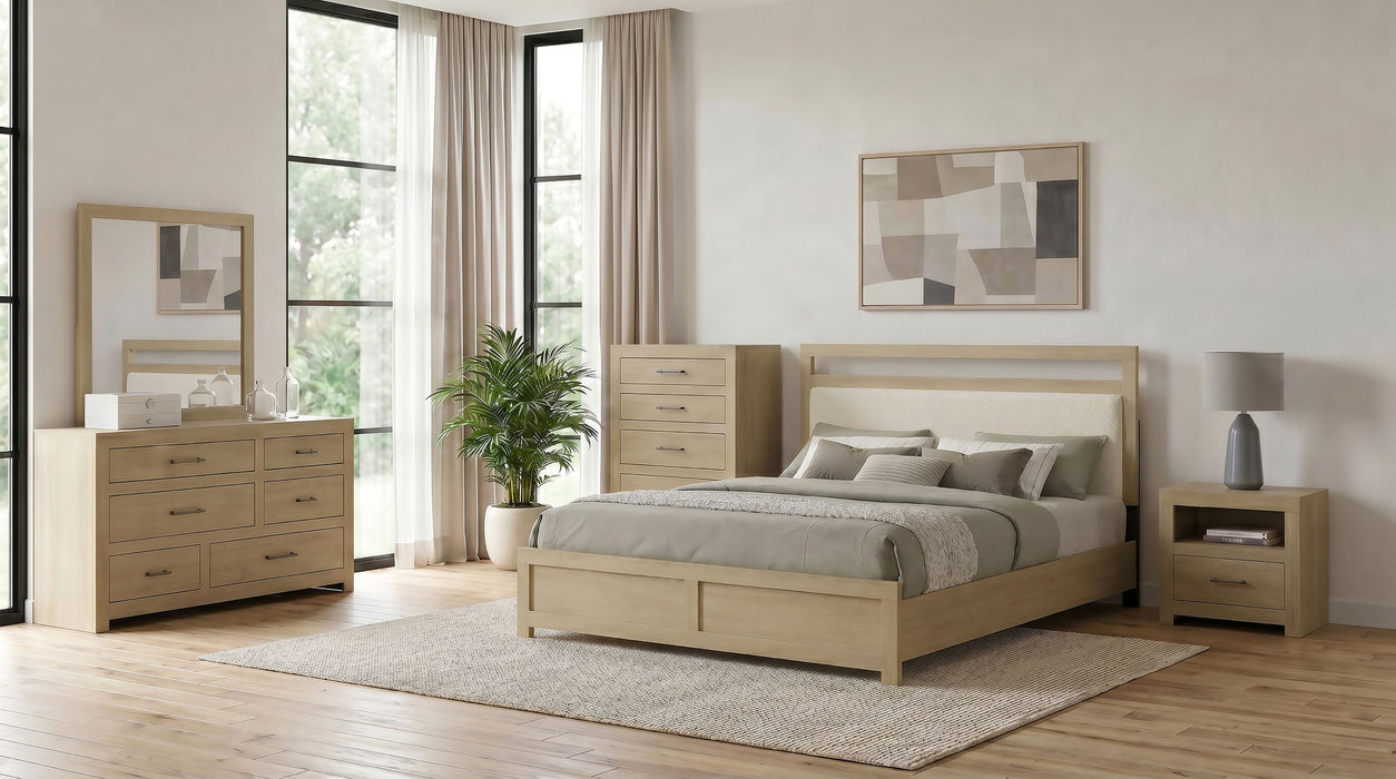 Hendricks 5-drawer Bedroom Chest of Drawers Light Oak
