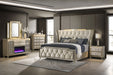 Coaster Lorient 6-Piece Queen Bedroom Set Ivory and Camel with 63-Inch Headboard (Model 222661Q-S5B)