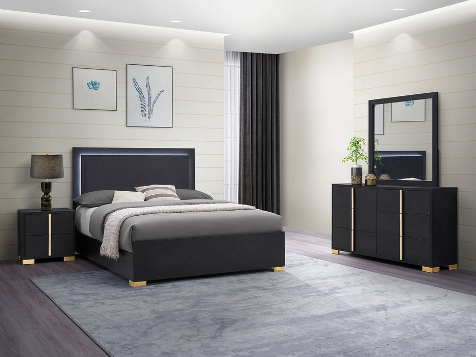 Marceline 5-piece Eastern King Bedroom Set Black