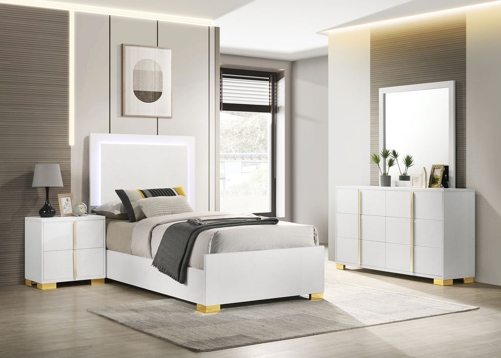 Marceline 5-piece Twin Bedroom Set White
