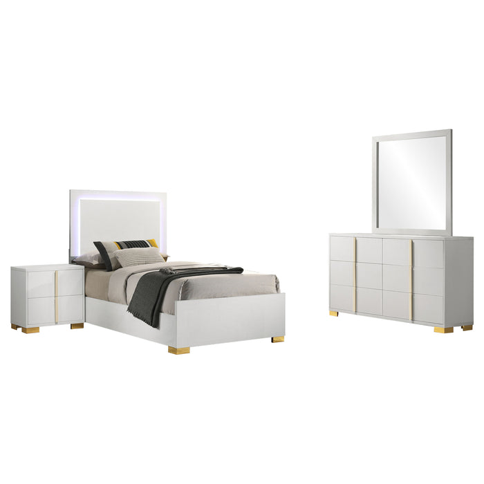 Marceline 5-piece Twin Bedroom Set White