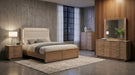 Coaster Leanne 6-Piece Queen Bedroom Set Light Oak