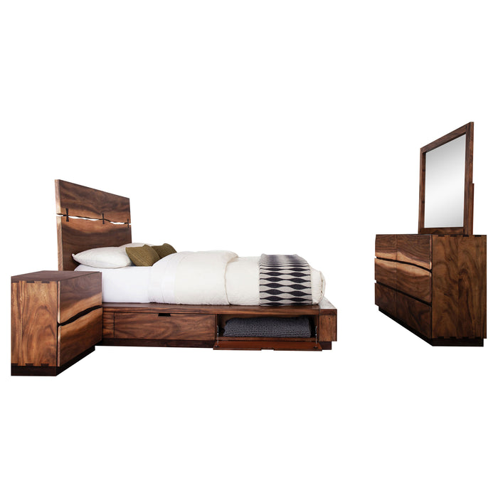 Winslow 5-piece Queen Bedroom Set Smokey Walnut