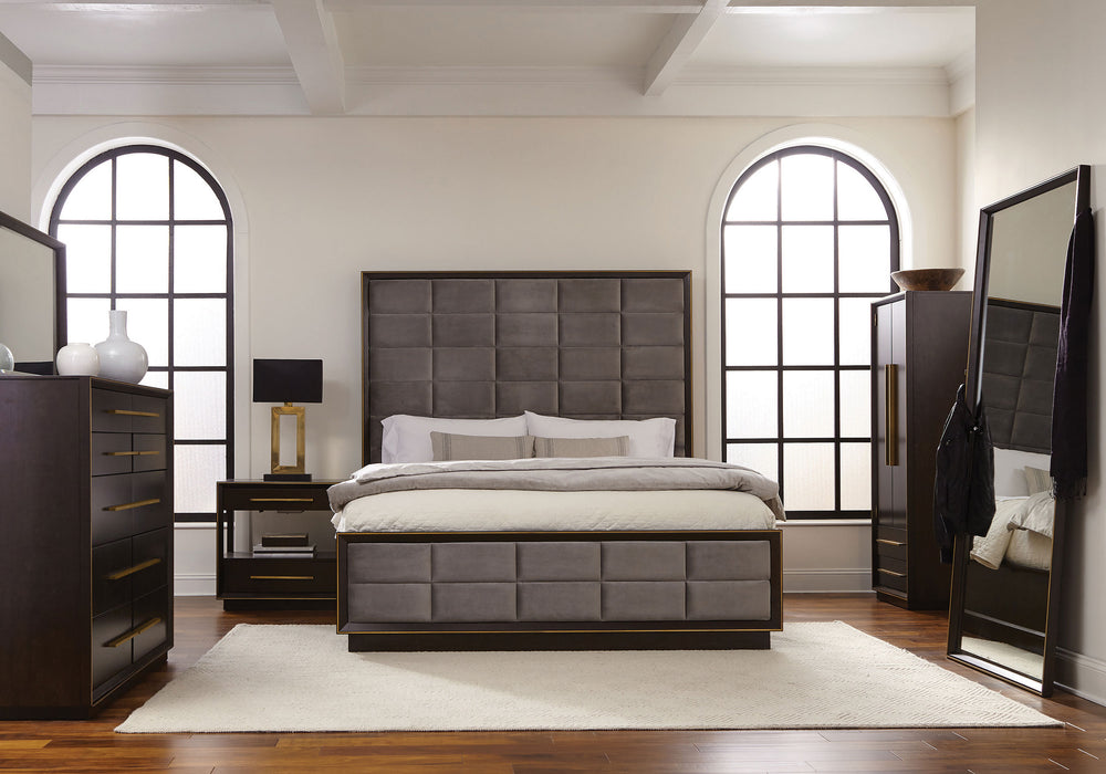 Coaster Durango 6-Piece Queen Bedroom Set Smoked Peppercorn
