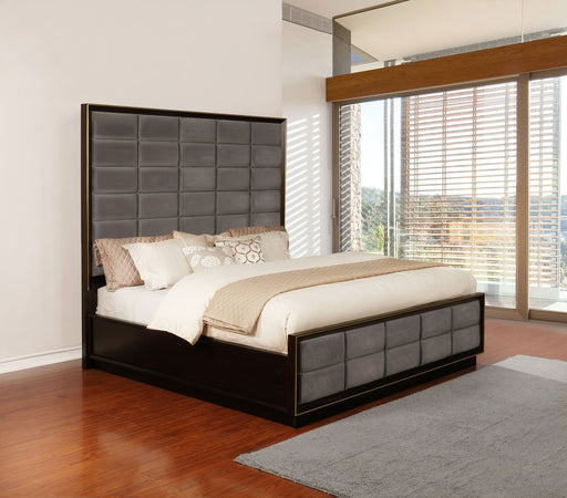 Durango 80-inch Panel Bed Smoked Peppercorn