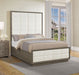 Durango 80-inch Panel Bed Taupe Oak