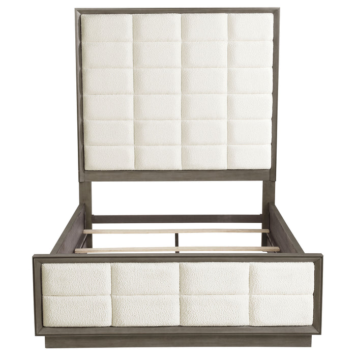 Durango 80-inch Panel Bed Taupe Oak