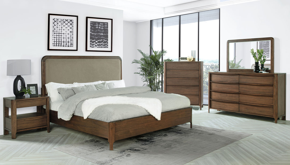 Coaster Maderia 6-Piece California King Bedroom Set Walnut