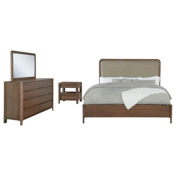 Maderia 5-piece Queen Bedroom Set Walnut