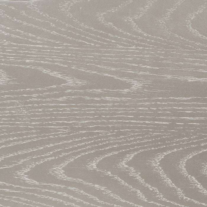 Cama de panel de madera con LED Evangeline - roble plateado