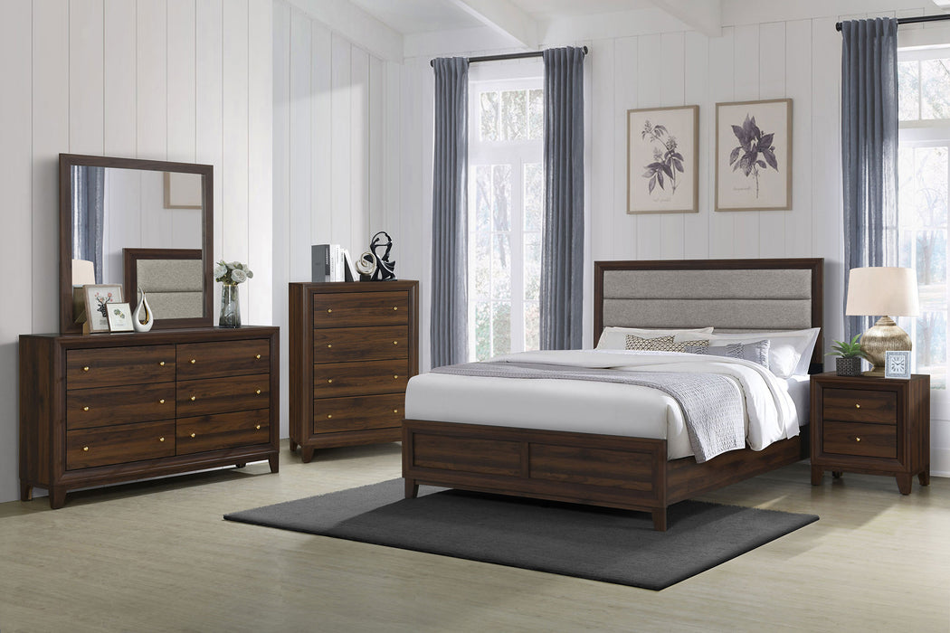 Coaster Welsley 6-Piece California King Bedroom Set Walnut