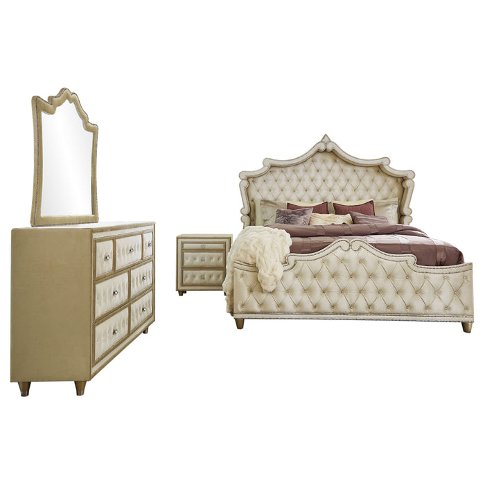 Antonella 5-piece Queen Bedroom Set Ivory