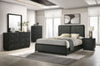 Coaster Cavelle 6-Piece Eastern King Bedroom Set Black