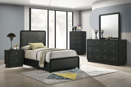 Coaster Cavelle 6-Piece Twin Bedroom Set Black