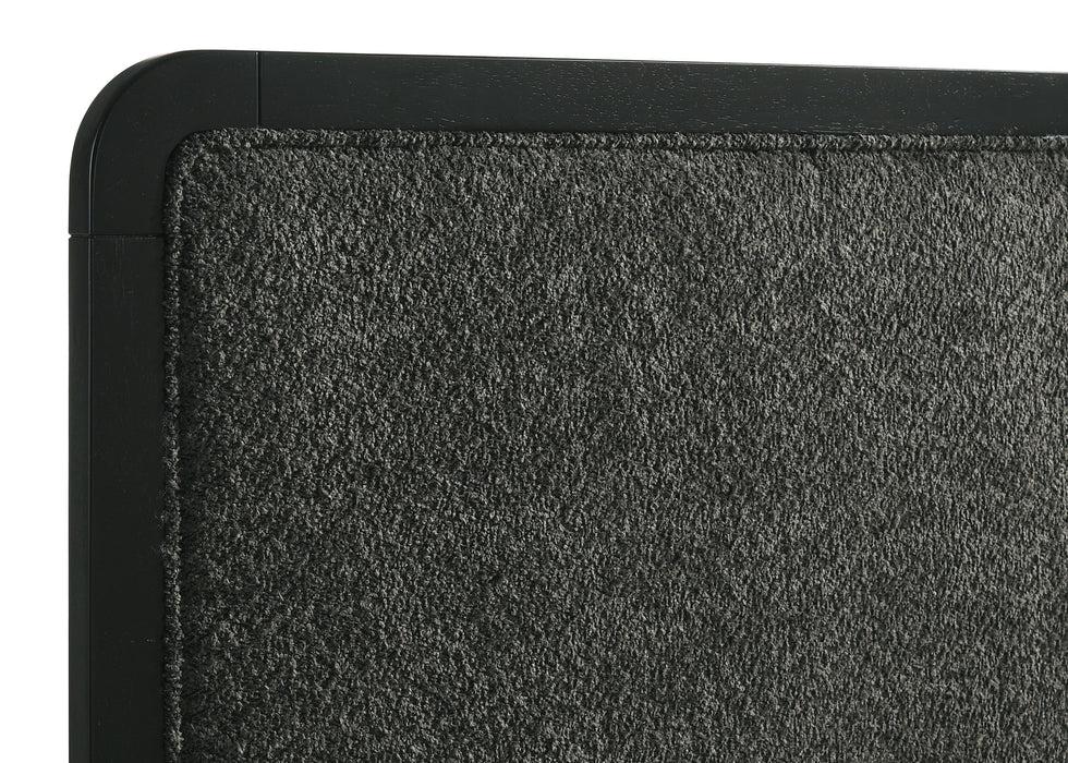Cavelle 51-inch Upholstered Panel Bed Black