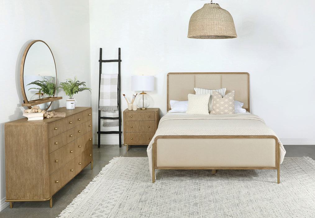 Arini 5-piece Queen Bedroom Set Cream and Sand Wash