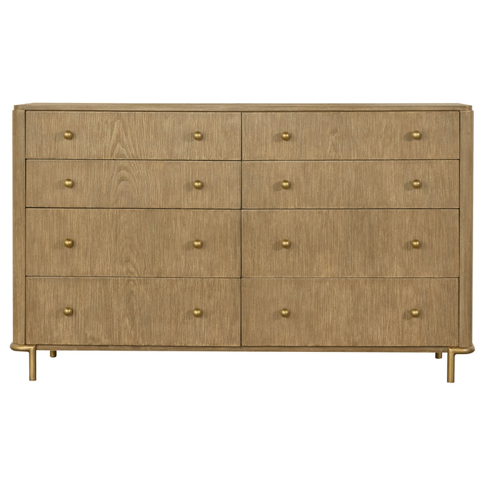 Arini 5-piece Queen Bedroom Set Cream and Sand Wash