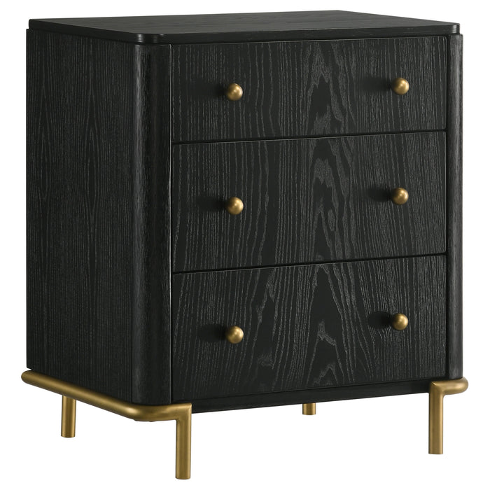 Arini 5-piece Queen Bedroom Set Cream and Black
